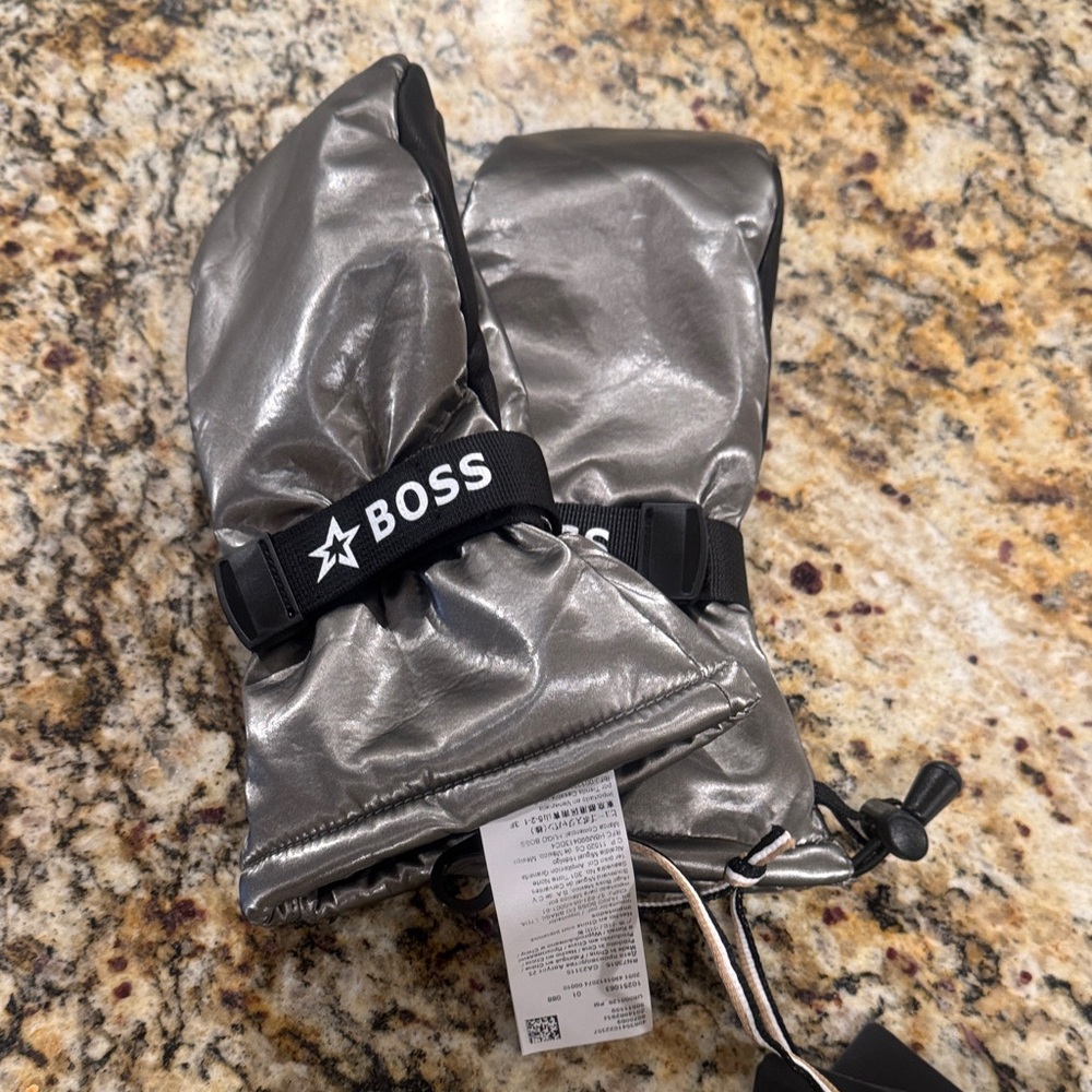 Perfect Moment x Boss Ski Silver Mittens